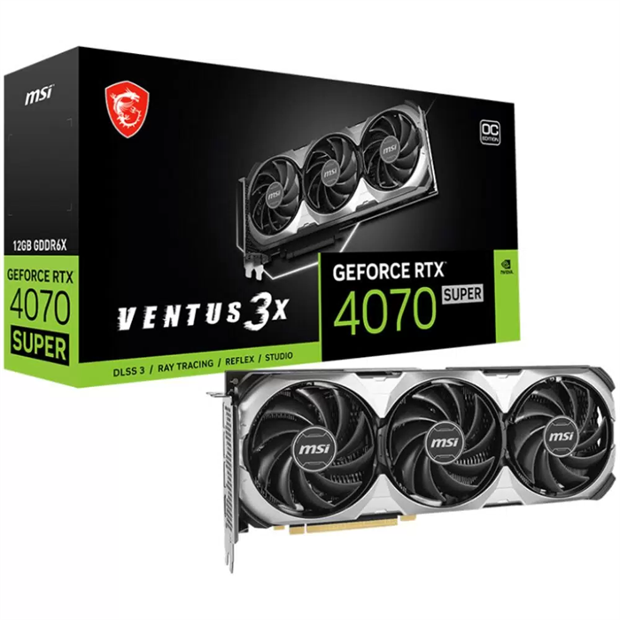 Видеокарта MSI GeForce RTX 4070 SUPER VENTUS 3X OC 12GB (3x) 00282 - фото 119