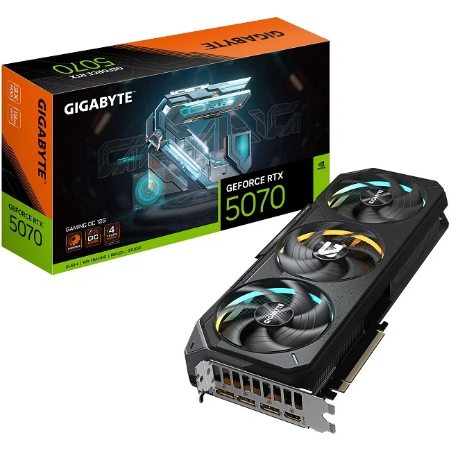Видеокарта GIGABYTE GeForce RTX 5070 GAMING OC 12GB (3x) 00484 - фото 252