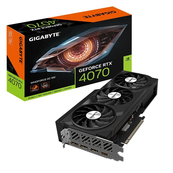 Видеокарта GIGABYTE GeForce RTX 4070 WINDFORCE OC 12GB (3x) 00390 - фото 71