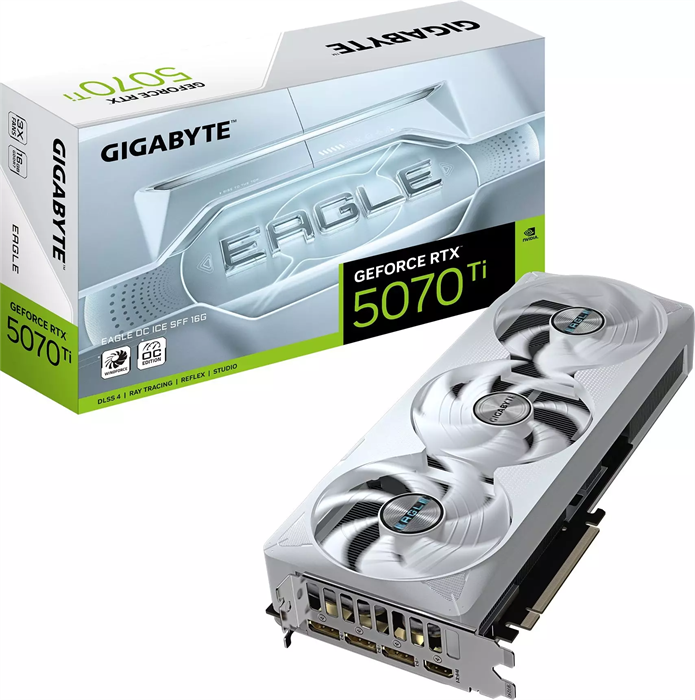 Видеокарта GIGABYTE GeForce RTX 5070 Ti EAGLE OC ICE SFF 16GB (3x) 00421 - фото 78