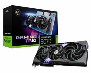 Видеокарта MSI GeForce RTX 5070 Ti GAMING TRIO OC PLUS 16GB (3x) 00423