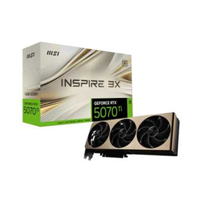 Видеокарта MSI GeForce RTX 5070 Ti INSPIRE 3X OC PLUS 16GB (3x) 00424